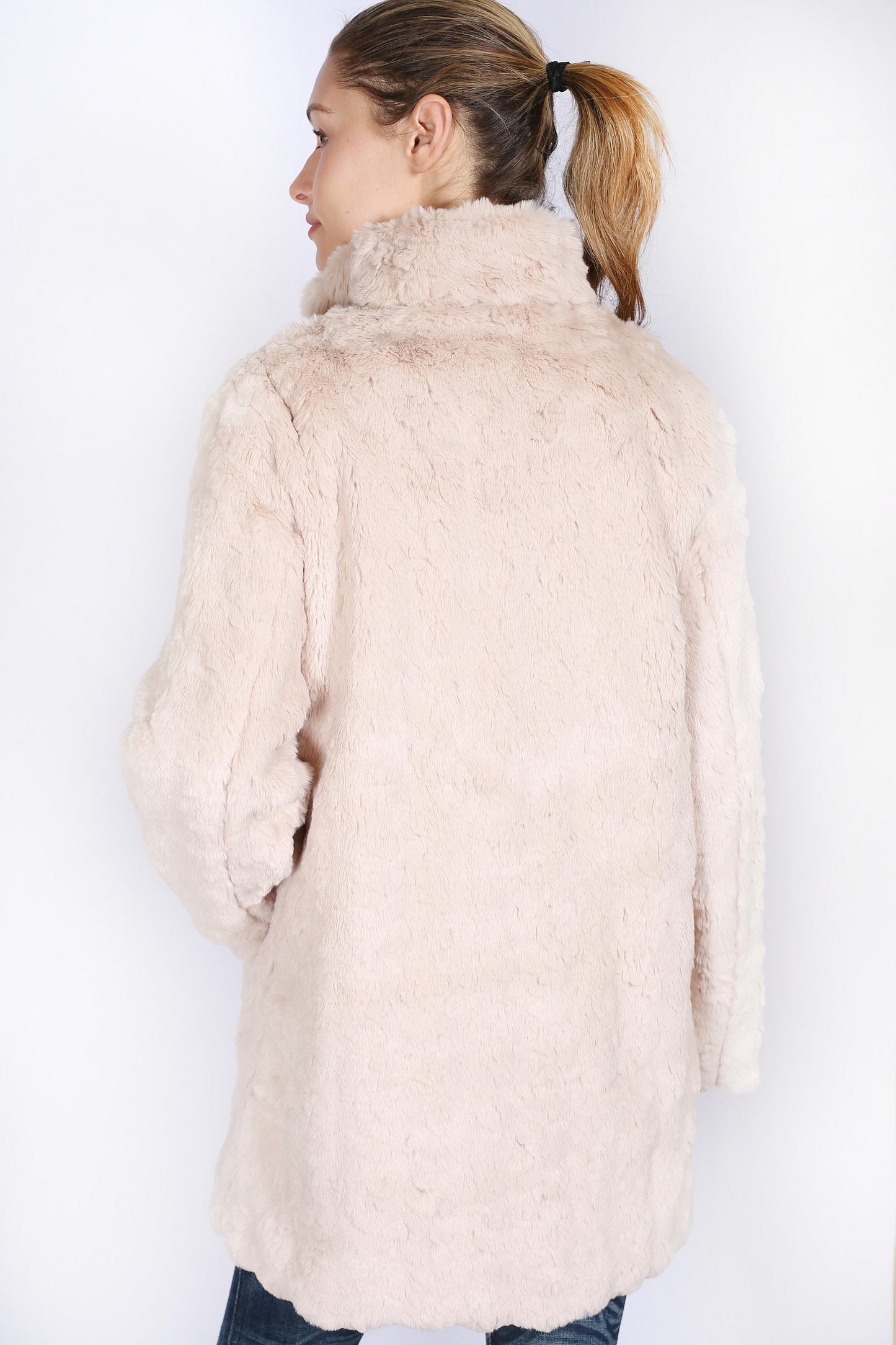 Women's Mink Faux Fur Jacket – Luxurious & Cozy
