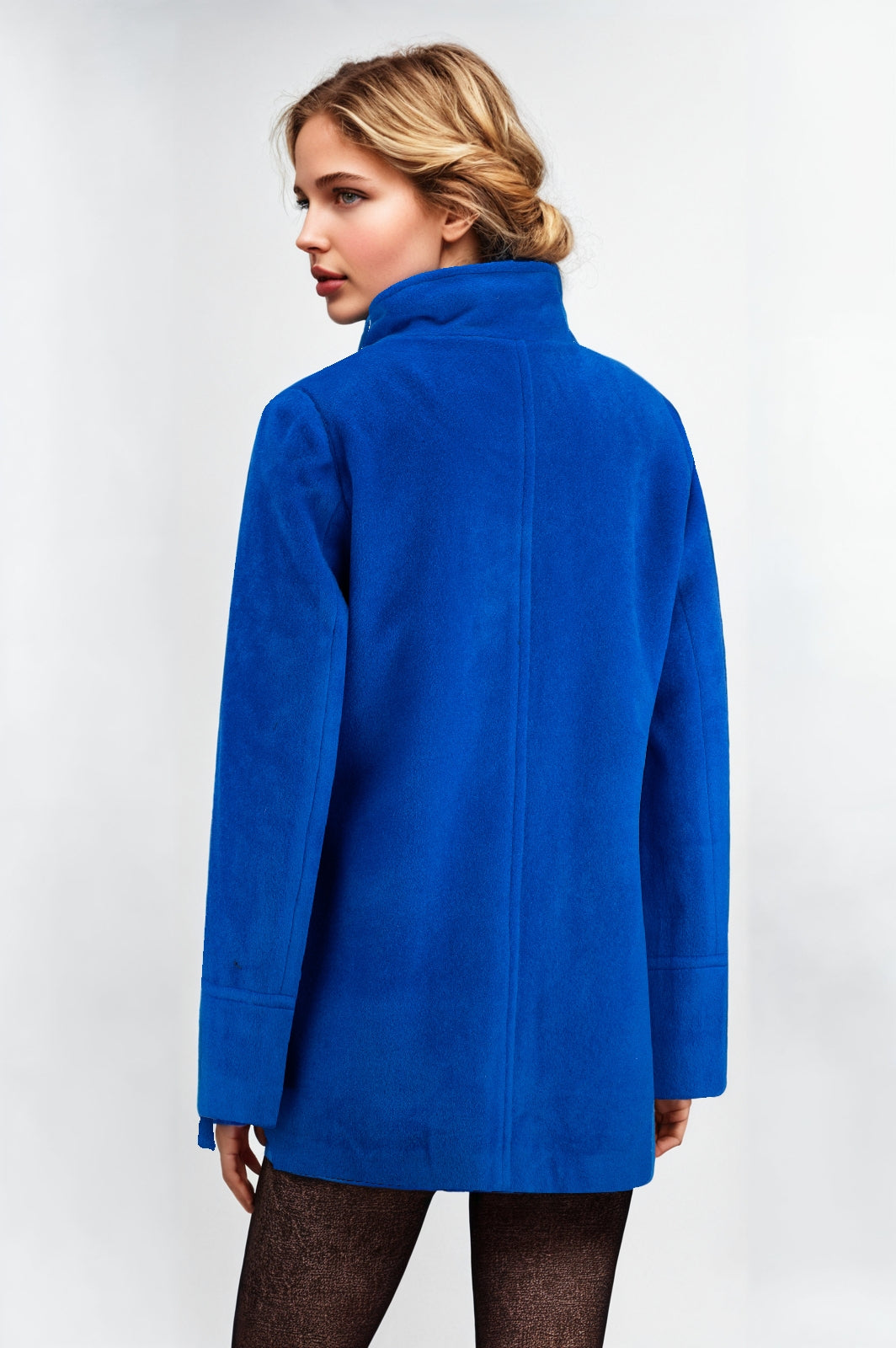 Women's Cobalt Funnel Neck Jacket