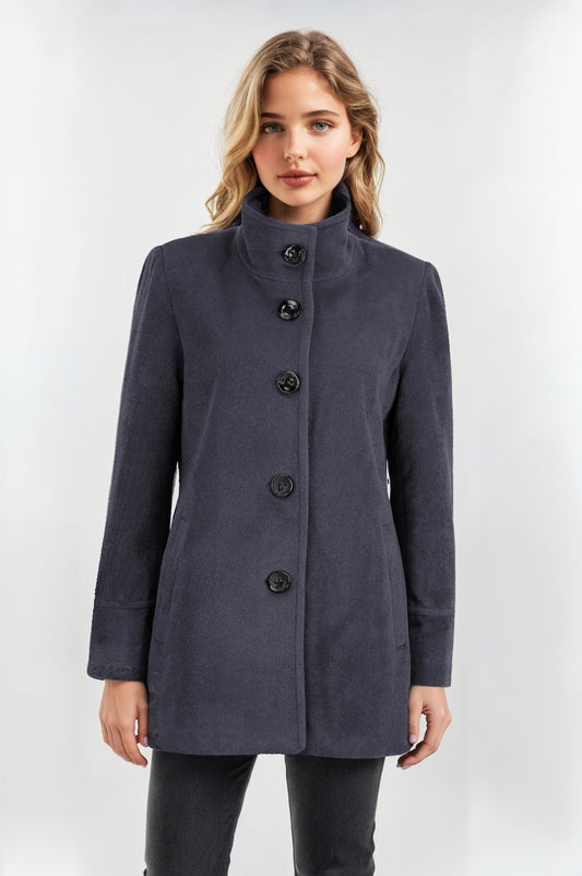 Women's Slate Funnel Neck Jacket